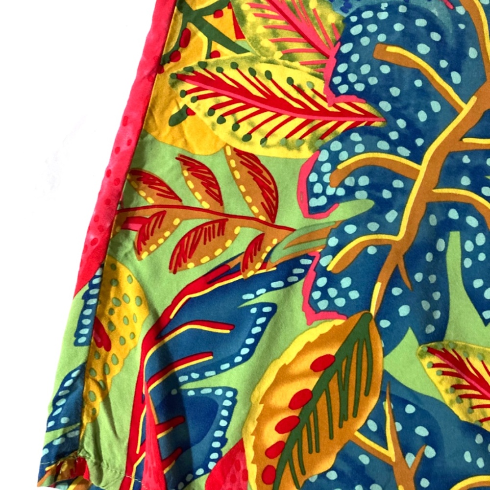 Christian Siriano Tropical Floral Palazzo Pants - Picture 2 of 8